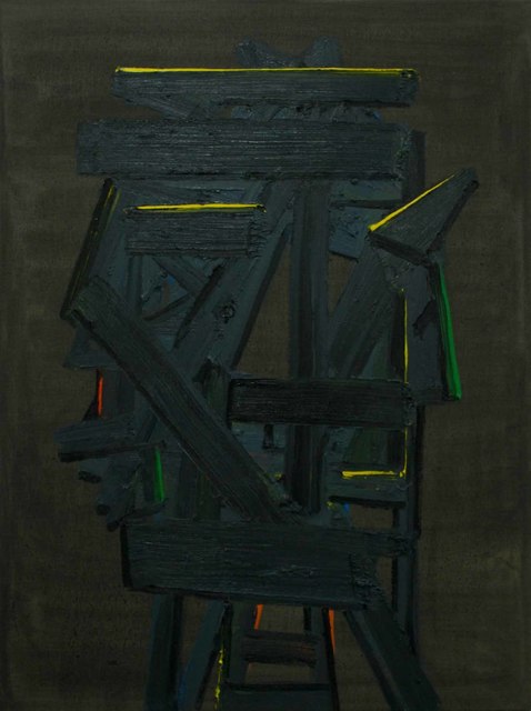 Erik Olson (b. 1982), ‘The Engineer’, 2017, Painting, Oil on canvas, Luis De Jesus Los Angeles