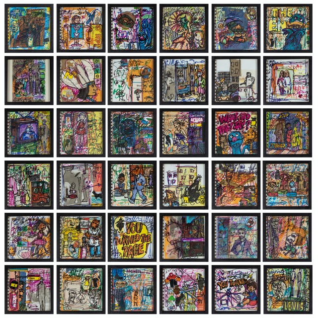 Aboudia, ‘Carnet de voyage’, 2011-2012, PIASA