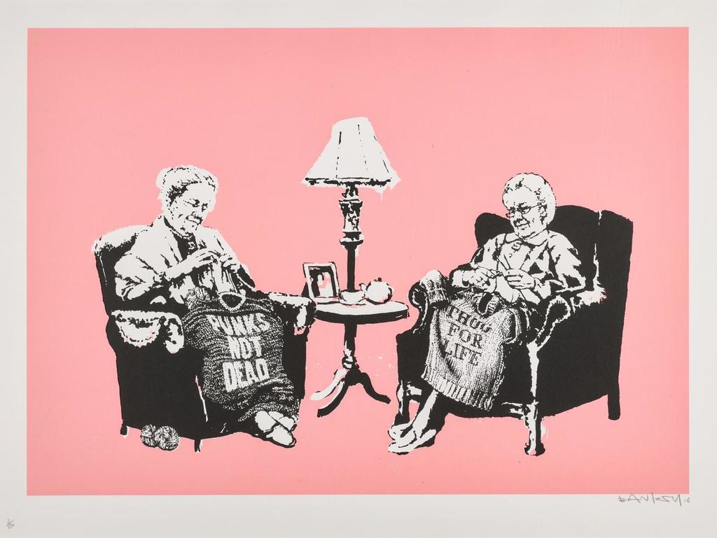 Banksy - Grannies