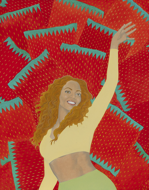 Elizabeth Fox, ‘Beyonce with Strawberry Candy Wrappers’, Dowling Walsh
