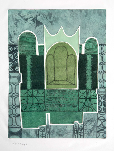 Anwar Jalal Shemza, ‘Green Window’, 1968, Jhaveri Contemporary