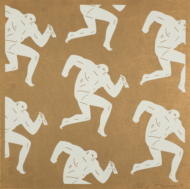 Cleon Peterson, ‘Kicks’, 2014, Painting, Aerosol on paper, DETOUR Gallery