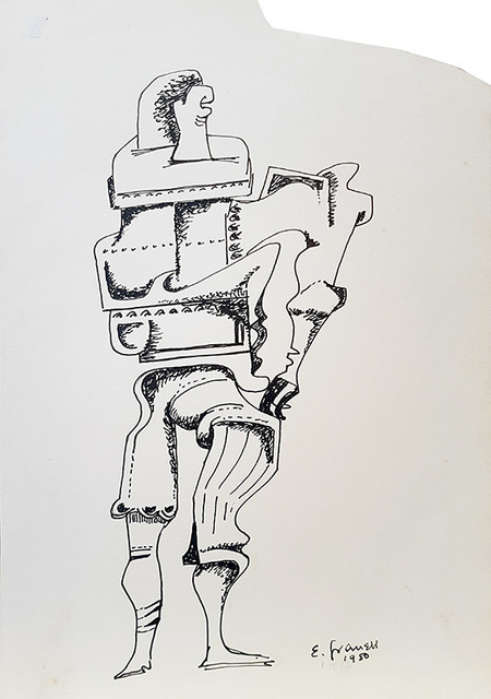 Eugenio Fernández Granell, ‘El indiferente’, 1980, Galería Artizar