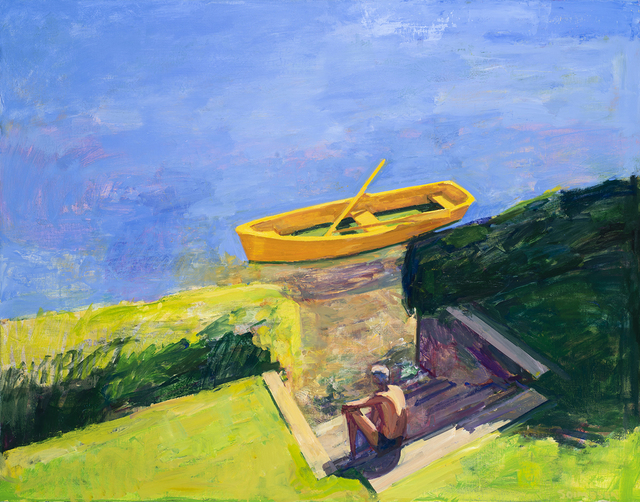 Kurt Solmssen, ‘Brilliant Yellow Boat’, 2019, Linda Hodges Gallery