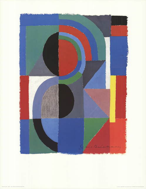 Sonia Delaunay, ‘Viertel (no text)’, 1989, Posters, Offset Lithograph, ArtWise