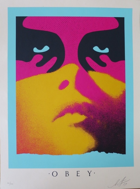 Shepard Fairey, ‘Shadowaplay (Paris colourway)’, 2019, Print, Speckletone paper, AYNAC Gallery