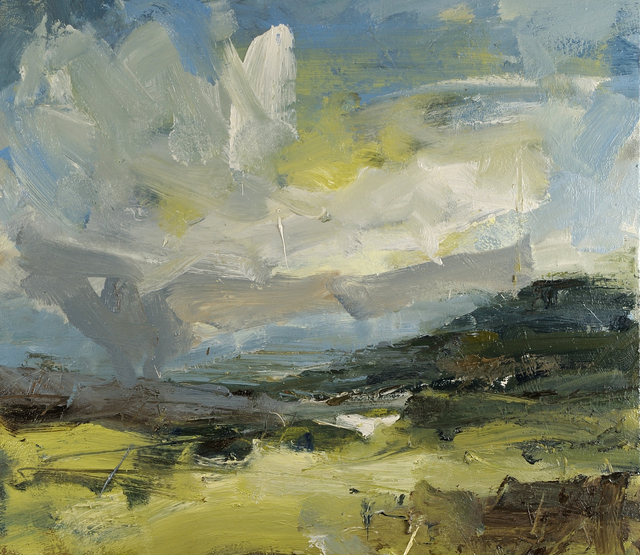 Louise Balaam, ‘Bright sky (Carni Ingli)’, 2019, Painting, Oil on panel, Cadogan Contemporary