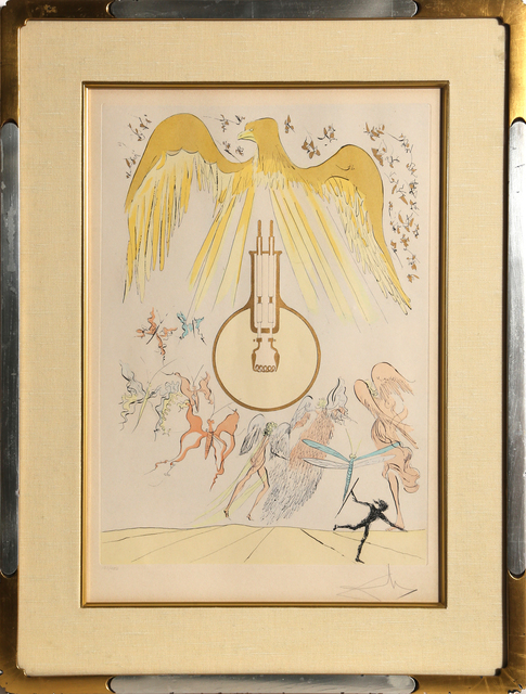 Salvador Dalí, ‘L'Ampoule Incandesence from Homage to Leonardo Da Vinci’, 1975, RoGallery