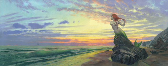 Mark Harrison, ‘Siren's Dawn’, 2017, Painting, Oil on canvas, IX Gallery