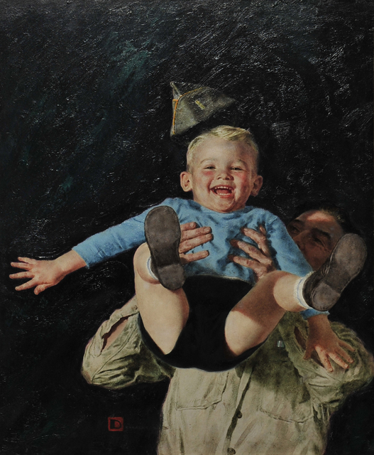 Douglass Crockwell, ‘Father and Son’, The Illustrated Gallery