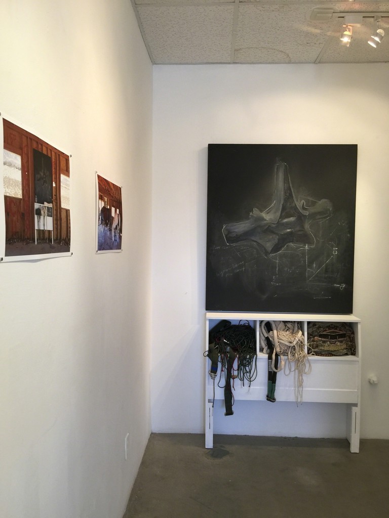 "Vertebrae" by Joe Devera , Painting 2015 & photo installation. "Vertebrae" by Joe Devera , Painting 2015 & photo installation.