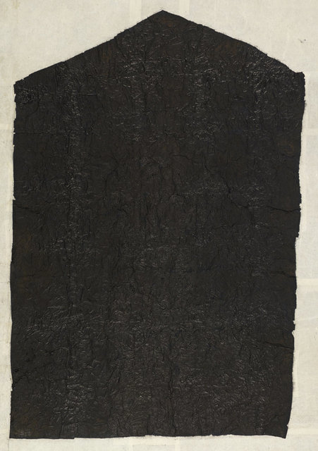 Yang Jiechang 杨诘苍, ‘A Feudal Vassal's Jade Memorial Tablet 诸侯瑹’, 1989-1990, Ink, gauze, xuan paper, Ink Studio