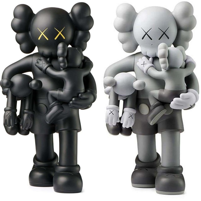 KAWS, ‘KAWS Clean Slate Set of 2’, 2018, Sculpture, Painted Vinyl Cast Resin Figures, Lot 180