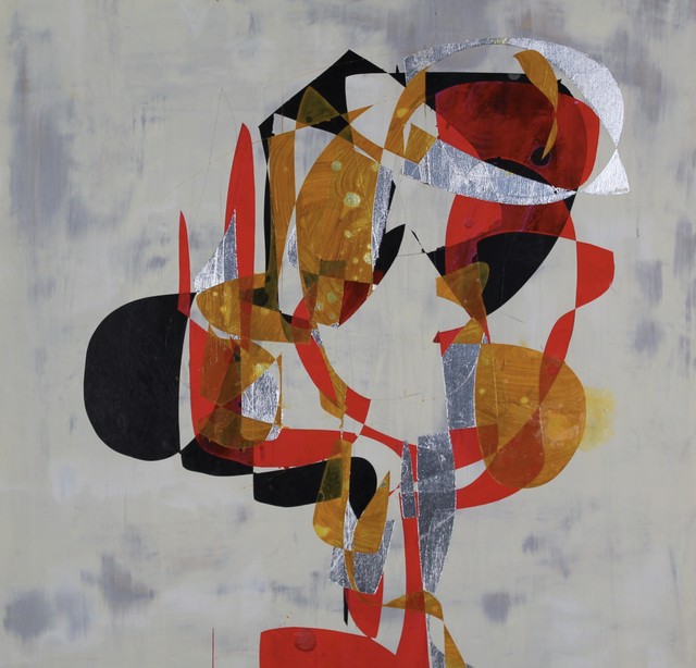 Jim Napierala, ‘The Problem Queen’, 2014, Painting, Flashe, aluminum leaf and acrylic on wood panel, Susan Eley Fine Art