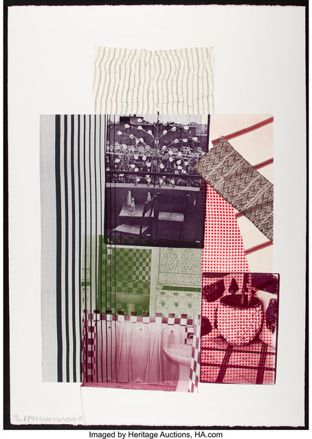 Robert Rauschenberg, ‘Pre-Morocco’, 1983, Print, Lithograph in colors on Rives BFK paper, Heritage Auctions