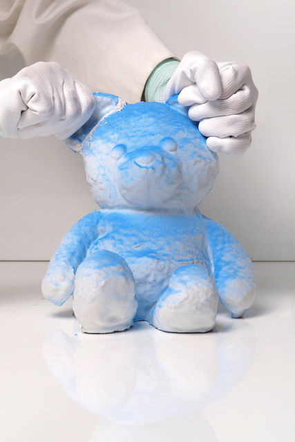 Daniel Arsham, ‘Cracked Bear’, 2018, Sculpture, Plaster of Paris, New Union Gallery