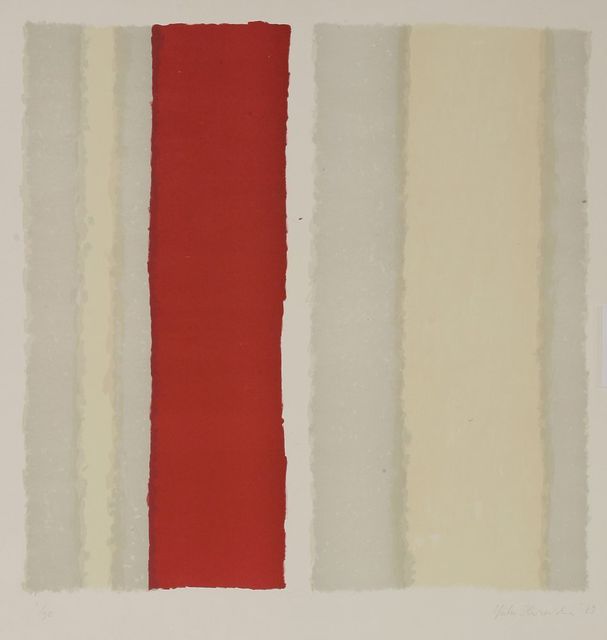 Yuko Shiraishi, ‘Untitled (Red Stripe)’, 1989, Sworders