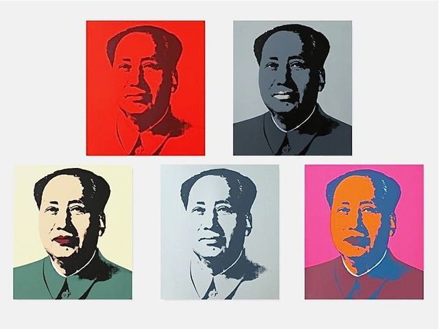 Sunday B. Morning, ‘After Andy Warhol, Mao Portfolio of 5’, 1970-2015, Print, Screenprint on Museum Board, OSME Fine Art