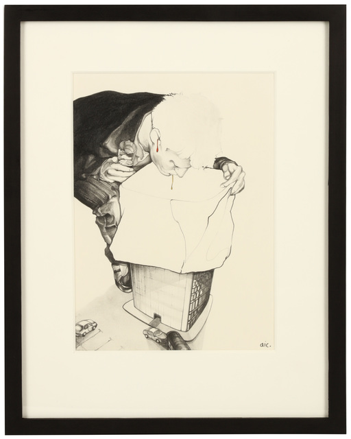 Andrew Ingram, ‘Odd Tower’, 2010, Drawing, Collage or other Work on Paper, Pencil and ink on paper, Chiswick Auctions