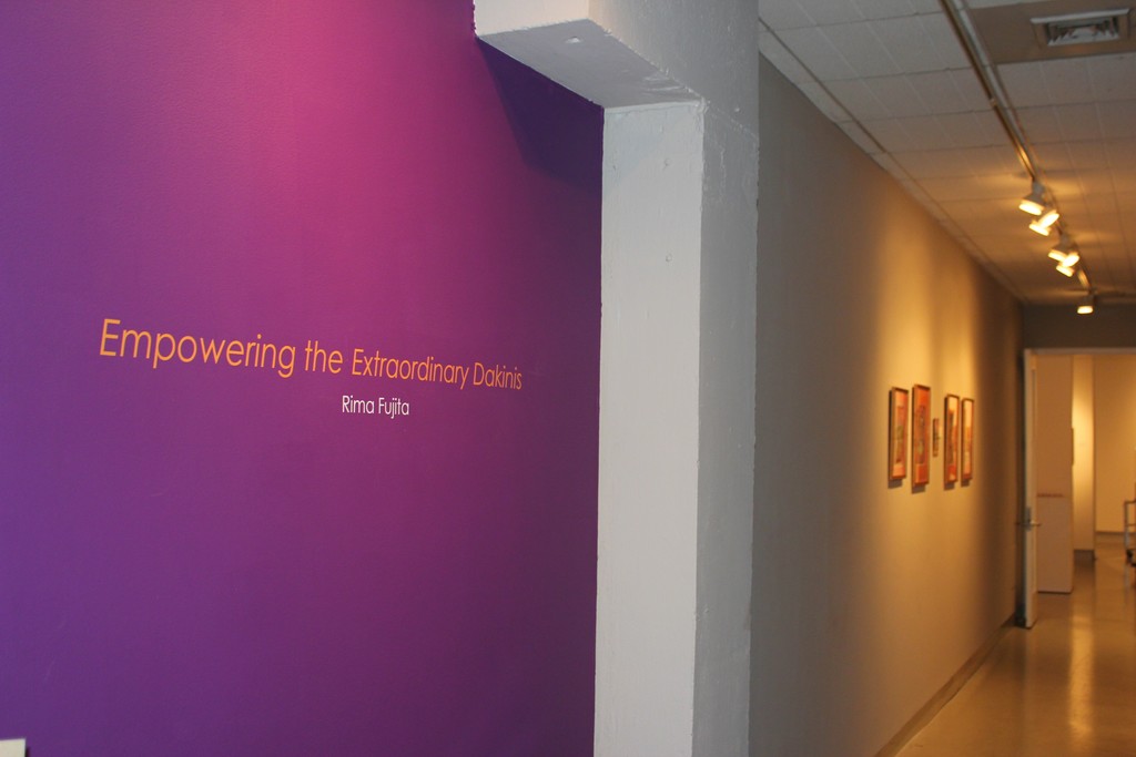 Installation view of "Empowering the Extraordinary Dakinis" at Tibet House US, New York (2016). Image courtesy of Tibet House US Installation view of "Empowering the Extraordinary Dakinis" at Tibet House US, New York (2016). Image courtesy of Tibet House US
