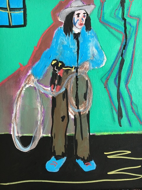 Morrison Pierce, ‘Second Rodeo Version 1’, 2020, Painting, Acrylic on canvas, The Secret Gallery