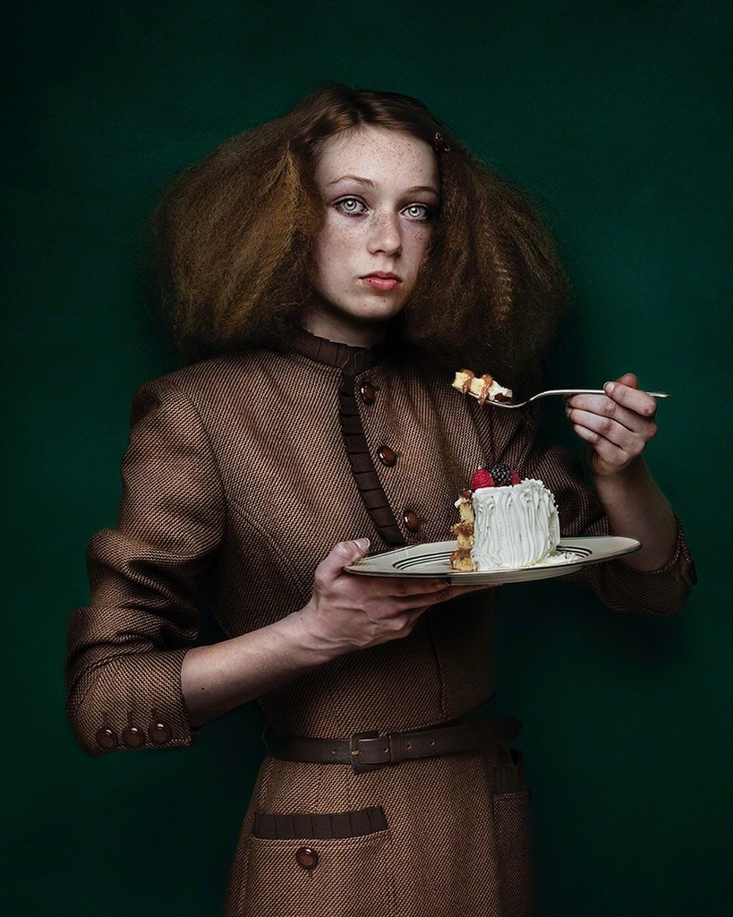 Girl with Cake by Shelly Mosman 2017 Girl with Cake by Shelly Mosman 2017