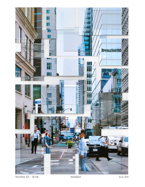 Phil Stein, ‘Toronto 52’, 2018, Photography on plexi collage, Abbozzo Gallery