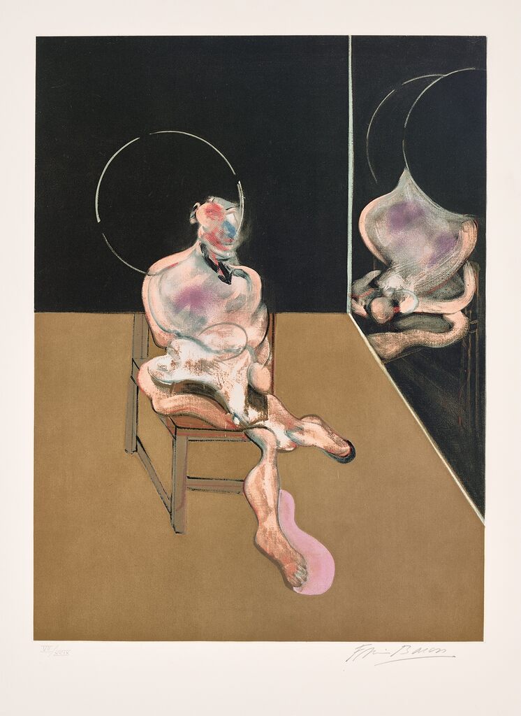 Francis Bacon - Seated Figure (after, Study for a Portrait 1981) (S. 5, T. 15)