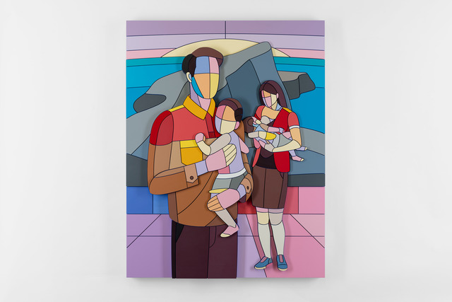 Dmitri Aske, ‘Place Under the Sun’, 2020, Mixed Media, Plywood, spray paint, Ruarts Gallery