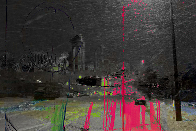 MICHEL TABANOU, ‘NOT EVERYONE IS ABLE TO LEAVE ALONE ALOND DERSERTED ROAD WITH HEAVY PAST THAT WEIGHS OF OUR CONSCIENCE ’, 2019, Poulpik Gallery