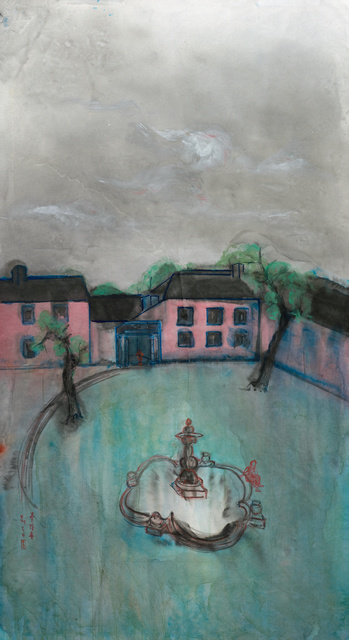 Zheng Zaidong, ‘瑞金宾馆 Rui Jin Guesthouse’, 2016, Painting, Ink and color on paper, Matthew Liu Fine Arts