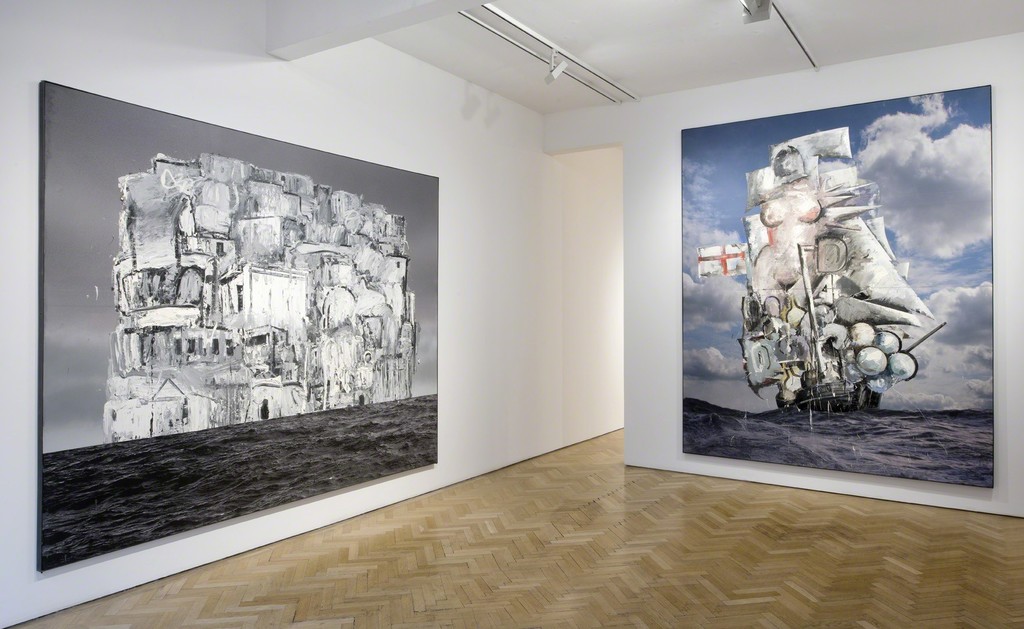 Marcus Harvey, The English Cemetery, 2016 and Untitled (Big Galleon), 2016 Marcus Harvey, The English Cemetery, 2016 and Untitled (Big Galleon), 2016