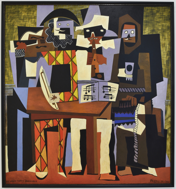 Dick Frizzell, ‘Picasso's Three Musicians’, 2020, Painting, Oil on canvas, Gow Langsford Gallery
