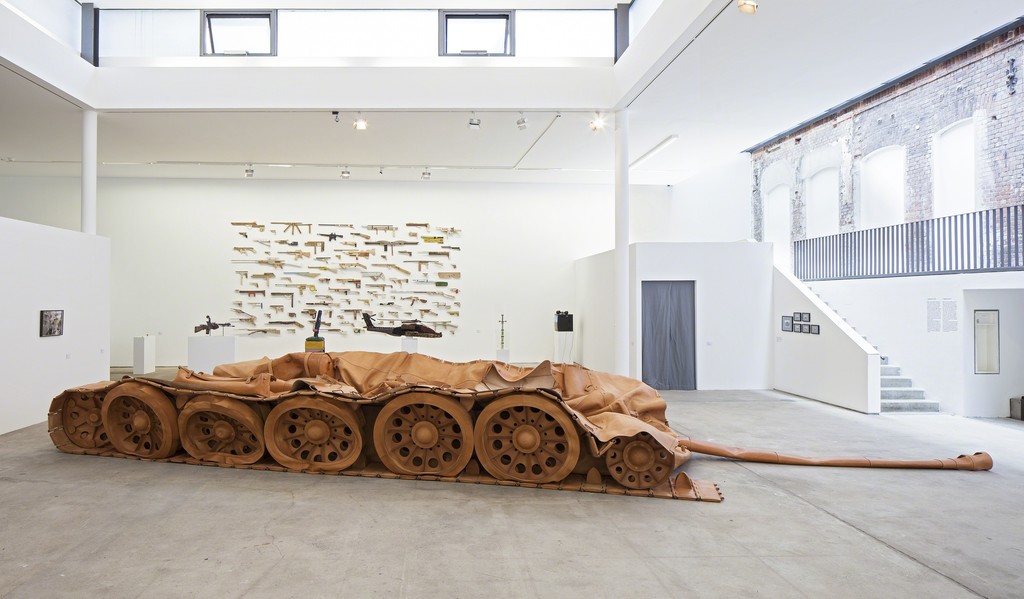 Installation view of "Fire and Forget. On Violence" at KW Institute for Contemporary Art. Photo: Timo Ohler Installation view of "Fire and Forget. On Violence" at KW Institute for Contemporary Art. Photo: Timo Ohler