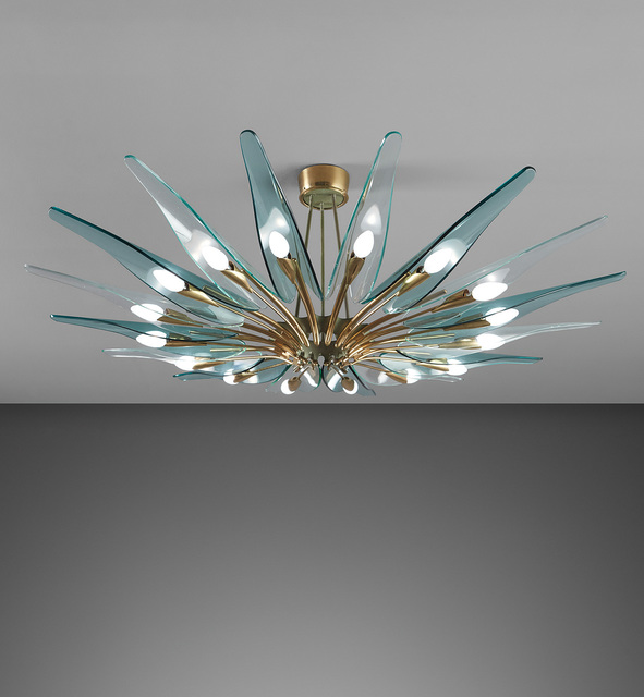 Max Ingrand, ‘"Dahlia" ceiling light, model no. 1563’, circa 1958, Phillips