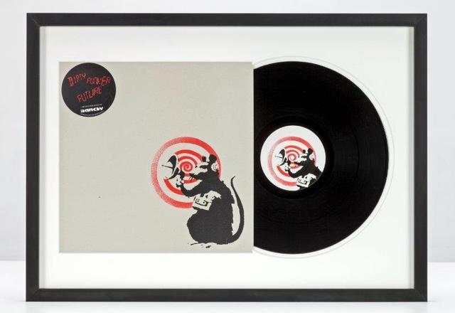 Banksy, ‘Dirty Funker - Future (Radar Rat) Red edition on white’, NextStreet Gallery