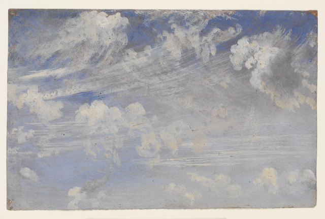 John Constable | Study of cirrus clouds (ca. 1821-1822) | Artsy