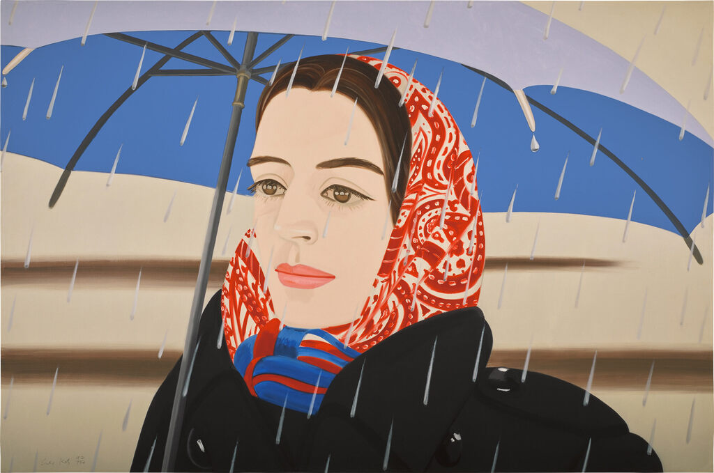 Alex Katz - Blue Umbrella 2
