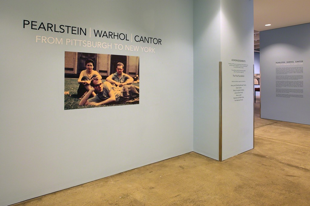 "Pearlstein, Warhol, Cantor: From Pittsburgh to New York" at Andy Warhol Museum (2015) Courtesy Andy Warhol Museum "Pearlstein, Warhol, Cantor: From Pittsburgh to New York" at Andy Warhol Museum (2015) Courtesy Andy Warhol Museum