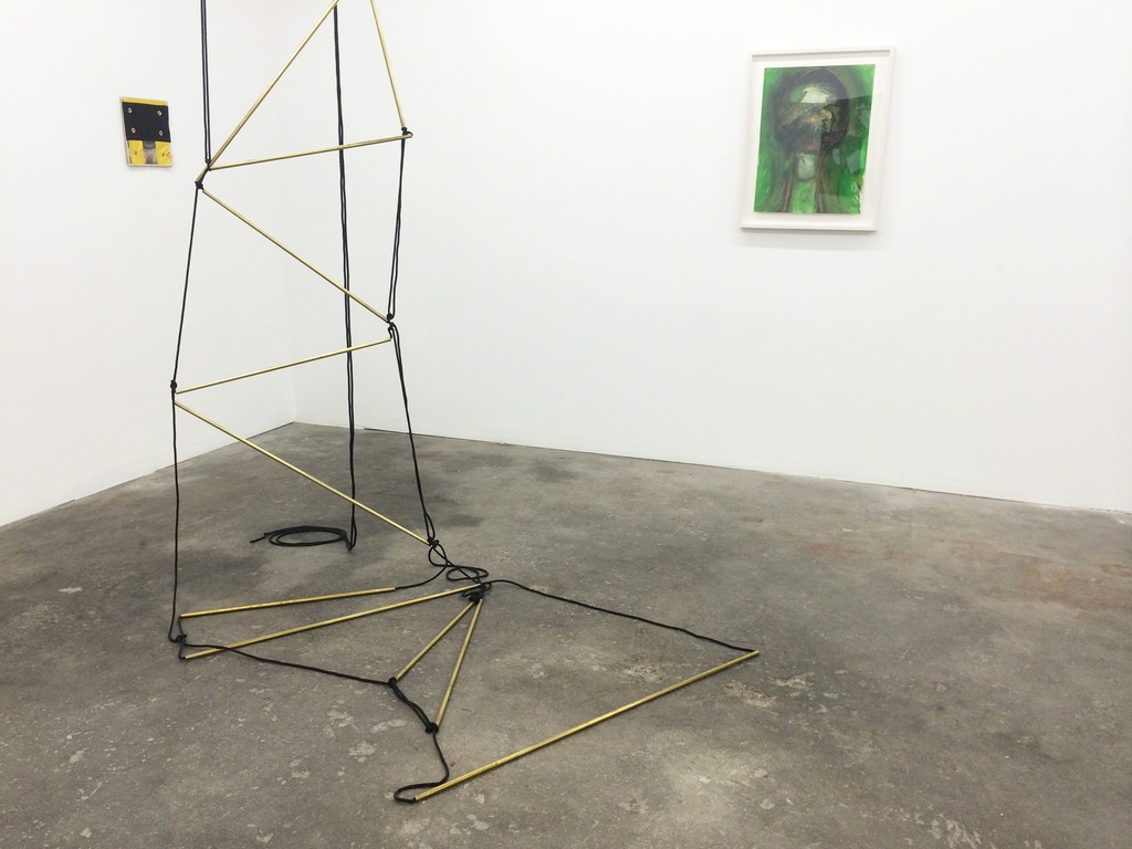 David Shull, Leonor Antunes, and Huma Bhabha. David Shull, Leonor Antunes, and Huma Bhabha.