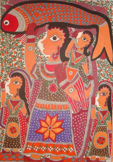 Baua Devi, ‘Untitled’, 2016, Painting, Acrylic on paper, Arushi Arts
