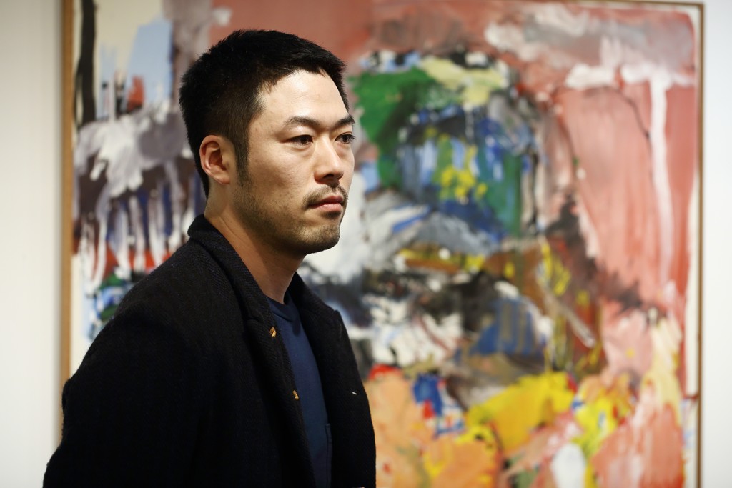 Artist Eimei Kaneyama and his work, "Self-Portrait (Doppelganger)" (2016). Artist Eimei Kaneyama and his work, "Self-Portrait (Doppelganger)" (2016).