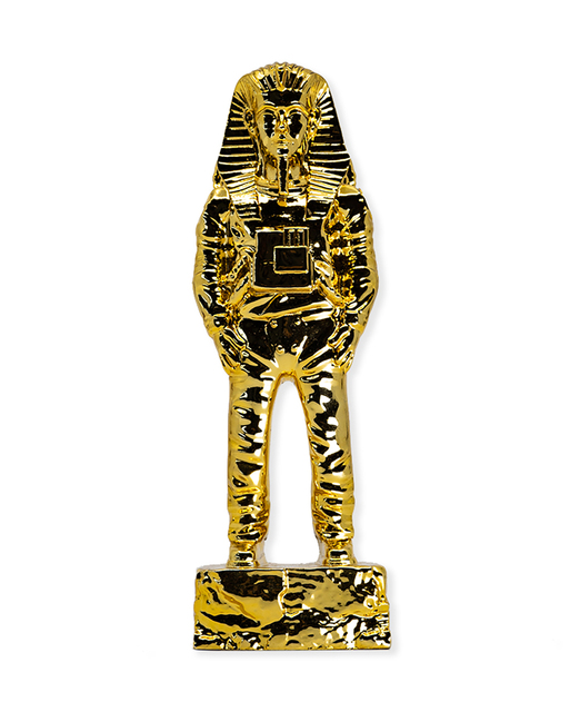 Imbue, ‘'Ancient Astronaut Tutankhamun' (gold)’, 2020, Sculpture, Cast resin with electroplated gold finish., Signari Gallery