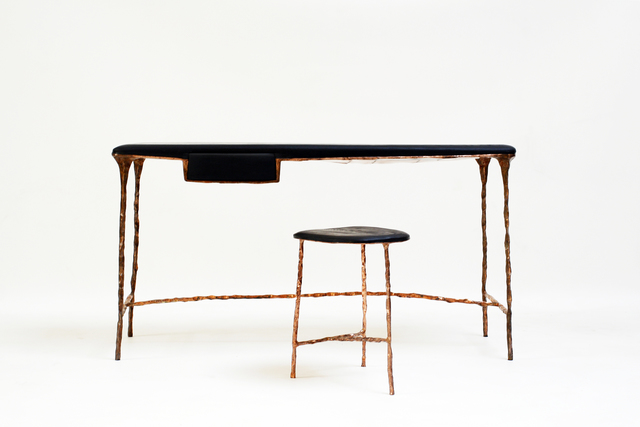 Valentin Loellmann, ‘"Spring/Summer" desk and stool’, 2015, Galerie Gosserez