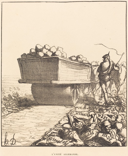 Honoré Daumier, ‘L'unité allemande’, 1870, National Gallery of Art, Washington, D.C.