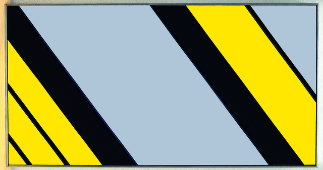 Günter Fruhtrunk, ‘>>>Dehnung<<<’, 1974, Painting, Acrylic on canvas on panel, Lorenzelli arte