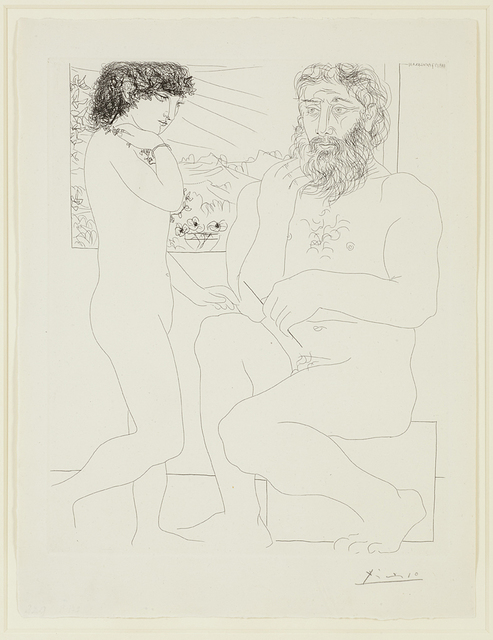 Pablo Picasso, ‘Sculpteur et Modele Debout’, 1933, Cristea Roberts Gallery