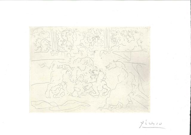 Pablo Picasso, ‘Taureau et Chevaux dans l'Arène ’, 1933, Wallector