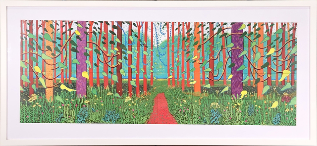 David Hockney, ‘The Arrival of Spring in Woldgate, East Yorkshire’, 2016, Ephemera or Merchandise, Offset Lithograph, ArtWise