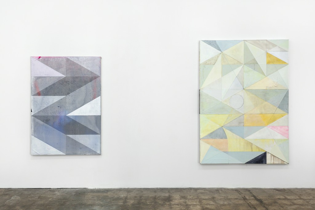 Michael Conrads, Ways No. 6 (white), 2017 and Door of Janus II, 2017 Michael Conrads, Ways No. 6 (white), 2017 and Door of Janus II, 2017